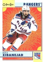2022-23 O-Pee-Chee Retro Mika Zibanejad #166 card