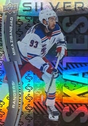 2024-25 Upper Deck Silver Skates Mika Zibanejad #SS-17 card