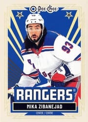 2025-26 O-Pee-Chee Base Retro Mika Zibanejad #228 card