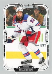 2025-26 O-Pee-Chee Base Set Mika Zibanejad #228 card
