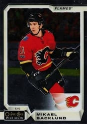 2018-19 O-Pee-Chee Platinum Base Set Mikael Backlund #119 card