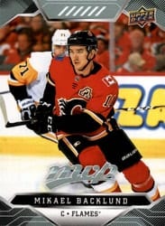 2019-20 Upper Deck MVP Base Set Mikael Backlund #23 card