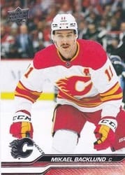 2023-24 Upper Deck Base Set Mikael Backlund #27 card