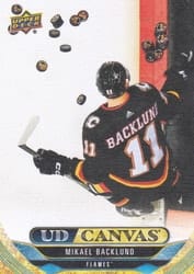 2024-25 Upper Deck UD Canvas Mikael Backlund #C-30 card