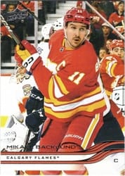 2025-26 Upper Deck Base Set Mikael Backlund #22 card