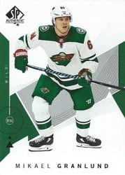 2018-19 SP Authentic Base Set Mikael Granlund #76 card