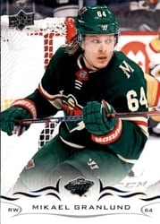 2018-19 Upper Deck Base Set Mikael Granlund #342 card