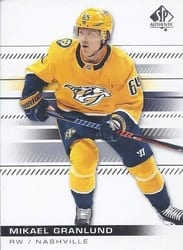 2019-20 SP Authentic Base Set Mikael Granlund #78 card