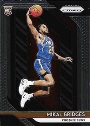 2018-19 Panini Prizm Base Set Mikal Bridges #289 card