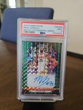 2018 Panini Prizm Mosaic Autographs Mikal Bridges #MO-MIB card