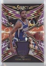 2018 Panini Select Sparks Mikal Bridges #SP-MKB card