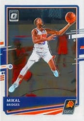 2020-21 Donruss Optic Base Set Mikal Bridges #54 card