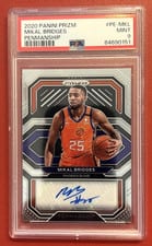 2020-21 Panini Prizm Penmanship Mikal Bridges #PE-MKL card