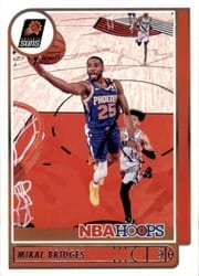 2021-22 Hoops Base Set Mikal Bridges #16 card