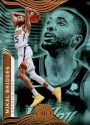 2021-22 Panini Illusions Base Set Mikal Bridges #95 card