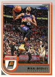 2022-23 Hoops Winter Base Set Mikal Bridges #163 card