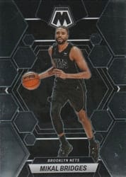 2022-23 Panini Mosaic Base Set Mikal Bridges #2 card