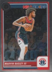 2023-24 Hoops Premium Stock Base Premium Box Mikal Bridges #95 card