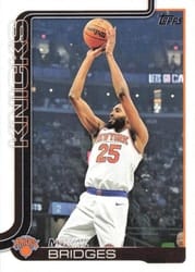 2025-26 Topps Base Set Mikal Bridges #18 card