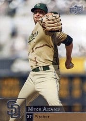 2009 Upper Deck Base Set Mike Adams #837 card