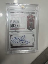 2020 Panini National Treasures Signatures Mike Alstott #S-MA card