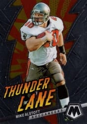 2023 Panini Mosaic Thunder Lane Mike Alstott #TL-MA card