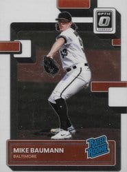 2022 Donruss Optic Base Set Mike Baumann #57 card