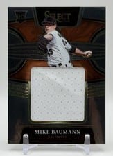 2022 Panini Select Rookie Jumbo Swatch Mike Baumann #RJS-MI card