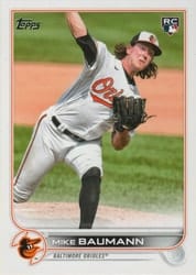 2022 Topps Base Set Mike Baumann #502 card
