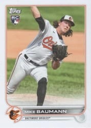 2022 Topps Mini Base Set Mike Baumann #502 card