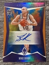 2023-24 Panini Phoenix Ascension Autographs Mike Bibby #AA-MBY card