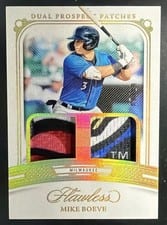 2024 Panini Flawless Dual Prospect Patches Mike Boeve #DP-MB card