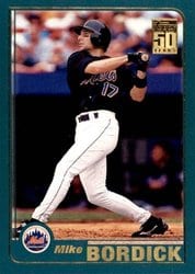 2001 Topps Base Set Mike Bordick #71 card