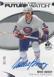 2020-21 SP Signature Edition Legends Base Set Mike Bossy #411 card
