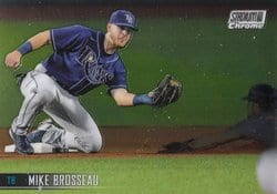 2021 Stadium Club Chrome Base Set Mike Brosseau #171 card
