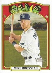 2021 Topps Heritage Base Set Mike Brosseau #260 card