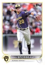 2022 Topps Update Base Set Mike Brosseau #US90 card