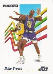 1991-92 SkyBox Base Set Mike Brown #277 card