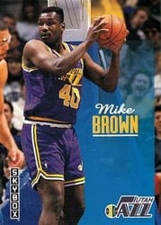 1992-93 SkyBox Base Set Mike Brown #237 card