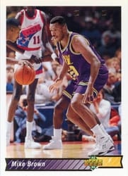1992-93 Upper Deck Base Set Mike Brown #118