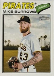 2026 Topps Heritage Base Set Mike Burrows #96 card