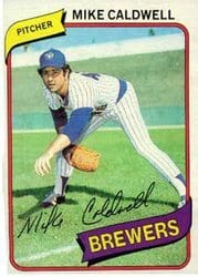 1980 Topps Base Set Mike Caldwell #515 card