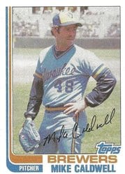1982 Topps Base Set Mike Caldwell #378 card