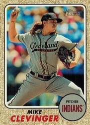 2017 Topps Heritage Base Set Mike Clevinger #649b card