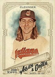 2018 Topps Allen & Ginter Base Set Mike Clevinger #169 card