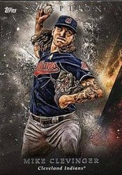 2018 Topps Inception Base Set Mike Clevinger #89 card