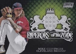 2020 Stadium Club Chrome Emperors of the Zone Mike Clevinger #EOZ-6 card