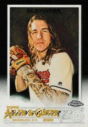 2020 Topps Allen & Ginter Chrome Base Set Mike Clevinger #246 card