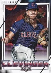 2020 Topps Fire Base Set Mike Clevinger #102 card