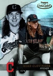 2020 Topps Gold Label Base Set Mike Clevinger #34 card